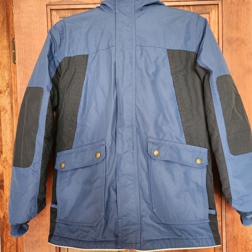 Lands End Squall Jacket - Navy & Blue - Size Large 14-16